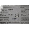 NEW Square D DU321 General Duty Safety Switch Type 1 30A 240VAC