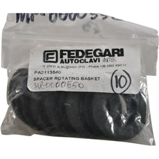 Pack of 10 NEW Fedegari PA2113540 Spacer Rotating Gasket