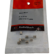 NEW RadioShack Slow Blow Fuses 6.3 Amps 250V 270-1068