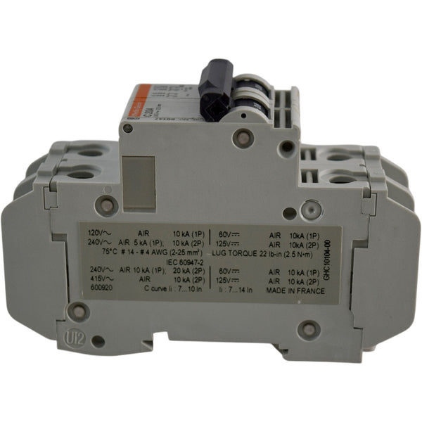 Merlin Gerin C20A Circuit Break Switch 240V Cat No. 60147 – VB ...