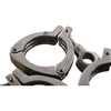 Lot of 3 2-1/2'' Stainless Steel Sanitary Clamp
