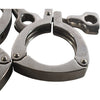 Lot of 3 2-1/2'' Stainless Steel Sanitary Clamp