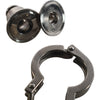 Lot of 3 Stainless Steel Sanitary Parts Fittings Clamps