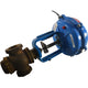 Powers Process 593WM150STMW46RS Flowrite II Heavy Duty Bronze Control Valve 3-Way Mixing 1-1/2''