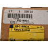 NEW Square D 8501NR34 300 VAC 10 Amp Din Rail Relay Socket