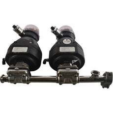 2x ITT A209 3/4'' .75-316L-RA15MAX-CWP150 Pneumatic Actuator Diaphragm Valve w/ Proximity Switch