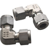 Lot of 2 NEW Swagelok 316-VD3 90 Deg Fittings 0.375'' 3/8''