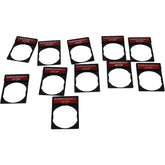 Lot of 11 Emergency Stop Legend Plate 22mm