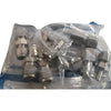 LARGE Mixed Lot of NEW Swagelok Fittings 3/8'' Straight, 90 deg. SS