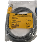 NEW Turck RSCV 4.5T-1/S622 U-10616 M12 eurofast Cordset Straight, Male connector, Medium Body Plug