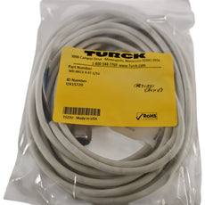 NEW Turck WD-RKCV 4.4T-5/SV UX15720 Single-ended mating cable / cordset 5m / 16ft length