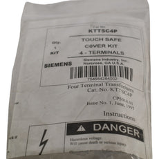 NEW Siemens KTTSC4P Touch Safe Cover Terminal Kit