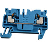 Lot of 100 NEW Weidm�ller 1521880000 Terminal Block Connector 2 Position Feed Through Blue 12-28 AWG