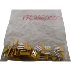 Lot of 50 NEW Weidm�ller 1762620000 4 Position Terminal Block, Cross Connection Jumper Flat Pins