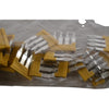 Lot of 50 NEW Weidm�ller 1762620000 4 Position Terminal Block, Cross Connection Jumper Flat Pins