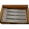 NEW Siemens 8WH8112-2AA05 labeling plate, front, terminal width 5.2 mm, snap-on mounting, white