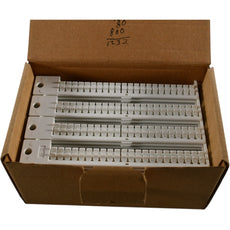 NEW Siemens 8WH8112-2AA05 labeling plate, front, terminal width 5.2 mm, snap-on mounting, white