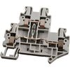 Lot of 12 NEW Siemens 8WH1020-0AG00 Terminal, screw terminal, two-tier, through-type terminal, 4 mm�, gray