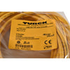 NEW Turck RKCV 4.4T-15 M12 eurofast Cordset Straight, Female connector, Medium Body Plug U-01363