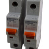 Pack of 2 NEW Sprecher & Schuh L8-5/1/D Supplementary Protector Circuit Breakers 1 Pole 5A
