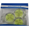 NEW Taskar 32mm Round Bullseye Precision Spirit Level Bubble (3 Pack)