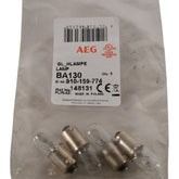 Pack of 4 NEW AEG BA130 148131 (130V/2W) Bulb