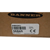 NEW Banner Engineering Q45BW22CV Photoelectric Sensor Q45 38 mm; Input: 90-250V ac
