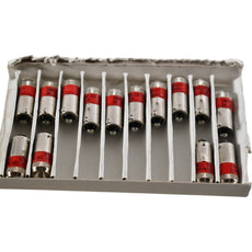 Pack of 14 NEW ABB KA2-2021/B Lamp, LED, Bulb, 24 VAC/VDC, 15 mA, Red