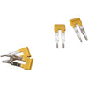 Pack of 4 NEW Weidm�ller 1693800000 2 Position Terminal Block, Cross Connection Jumper Flat Pins