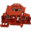 NEW Weidm�ller 1315780000 ZSI 2.5 RT Terminal Block Connector 2 Position Disconnect Red 12-26 AWG