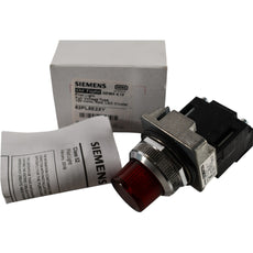 NEW Siemens 52PL5E2XY CommandClass 52 Illuminated Full Voltage Pilot Light, 120 VAC Red