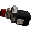 NEW Siemens 52PL5E2XY CommandClass 52 Illuminated Full Voltage Pilot Light, 120 VAC Red