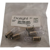 Pack of 5 NEW Dialight 586-2406-205F Based LED Lamps White, x0.333 y0.365 412mcd, 7.5mA