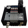 Burkert 8644 8-Valve Solenoid Manifold for Allen Bradley Point I/O W/ (4) Burkert 6524 C Solenoids