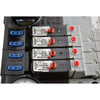 Burkert 8644 8-Valve Solenoid Manifold for Allen Bradley Point I/O W/ (4) Burkert 6524 C Solenoids