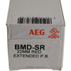 NEW AEG BMD-SR 22mm Red Extended Pushbutton Switch