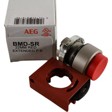 NEW AEG BMD-SR 22mm Red Extended Pushbutton Switch