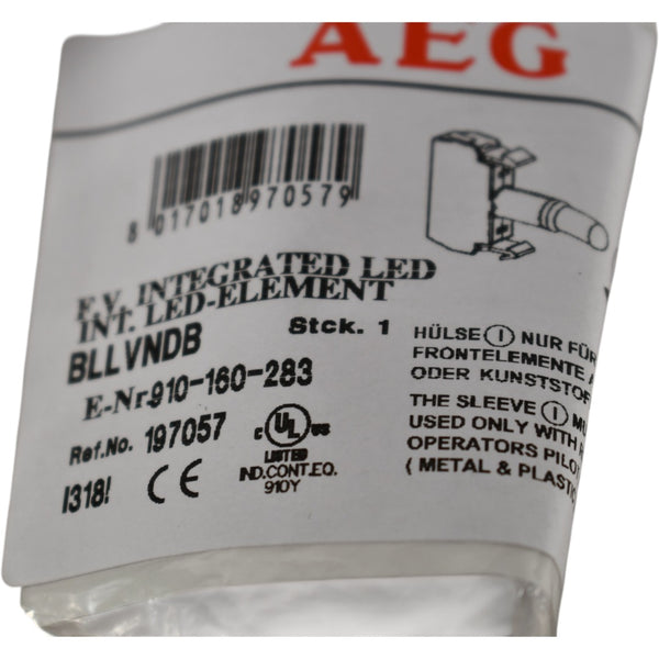 NEW AEG 910-160-283 BLLVNDB LED Element – VB Industrial Supply