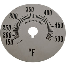 NEW Fenwal 06-231013-004 Temperature Control Dial Face 0-500 F