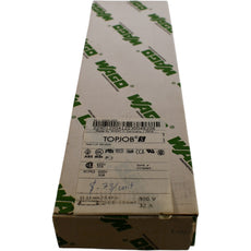 Pack of 50 NEW Wago 2004-1203 Terminal Block Connector 2 Position Feed Through Red 10-20 AWG