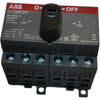 NEW ABB OT25F3C Load Switch 3-Pin 25A with Black Toggle Handle I-0-II 1SCA104863R1001