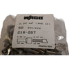Pack of 50 NEW Wago 216-207 FERRULE; SLEEVE FOR 4 MM / AWG 1