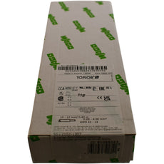 Pack of 50 NEW Wago 2102-1307 Terminal Block Connector 3 Position Ground, Earth Green, Yellow 12-22 AWG