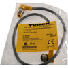 NEW Turck WK 4.4T-0.5-WS 4.4T/SV U2-09661 Double-ended cable cordset 50cm / 19'' length