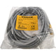 NEW Turck RS 4.5T-10/S90 U2186-24 Single-ended mating cable cordset 10m / 32ft length
