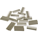 Lot of 20 NEW Wago 2002-409 9 Position Terminal Block, Cross Connection Jumper Flat Pins