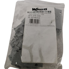 Pack of 25 NEW Wago 279-316 Connector End Plate For DIN Rail Terminal Blocks