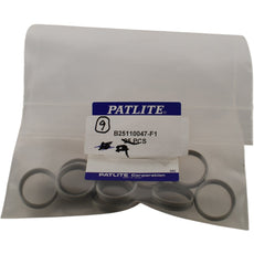 Pack of 9 NEW Patlite B25110047-F1 water proof O-ring, silicone. For use with LR4 series signal towers