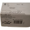 Pack of 4 NEW Wago 280-527 Terminal Block Connector 4 Position Feed Through Gray, Green, Yellow 12-28 AWG