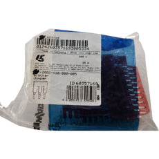 Pack of 15 NEW Wago 2002-410/000-005 10 Position Terminal Block, Cross Connection Jumper Flat Pins